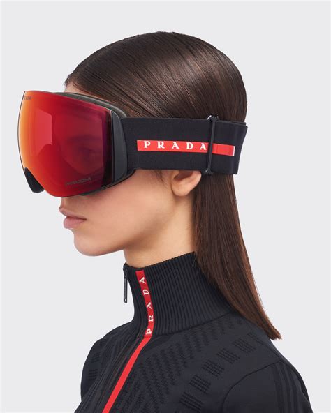 prada womens ski goggles|prada linea rossa goggles.